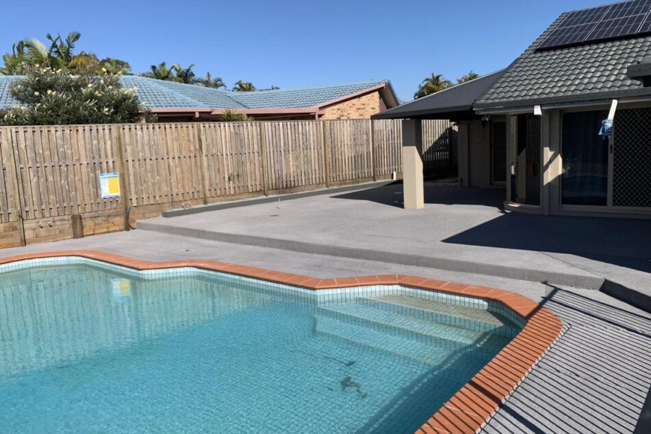 covercrete gold coast pool area