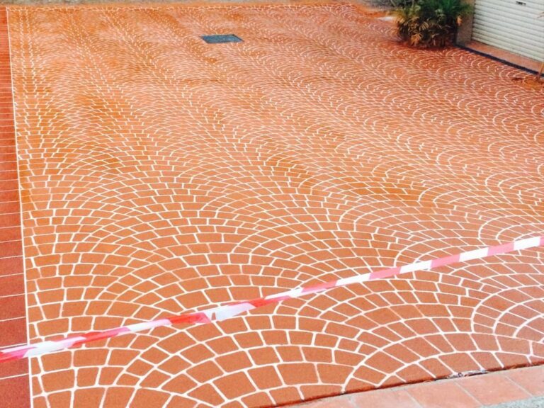 stencilled driveway gold coast