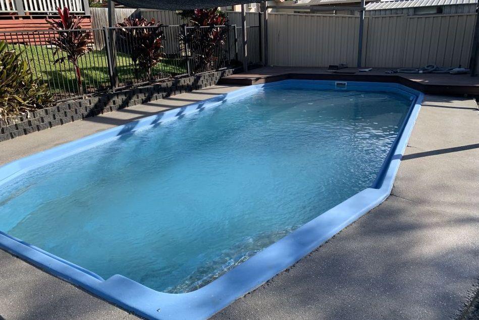 resurfaced exposed aggregate pool surrounds